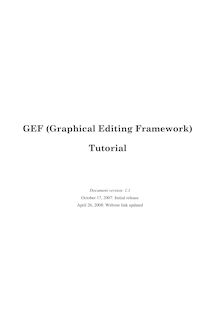 GEF (Graphical Editing Framework) Tutorial