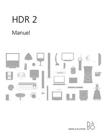 Notice Lecteur CD HD Bang & Olufsen  HDR 2