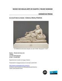 La sculpture au musée: Canova, Rodin, Pompon