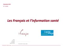 IFOP : Les Français et l’information santé