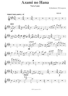 Partition de violon, Azami no Hana, 薊の花（あざみのはな）, E major