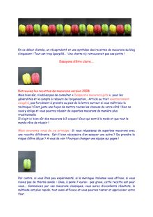 Synthese des recettes de macarons08