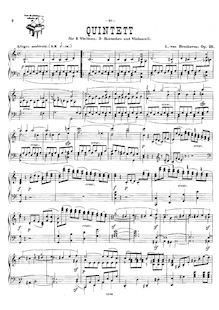 Partition complète, corde quintette No.2, Op.29, C major, Beethoven, Ludwig van par Ludwig van Beethoven