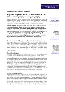The use of steganography by terrorists for the communication of ...