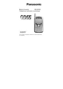 Notice Téléphone portable Panasonic Global  GD55