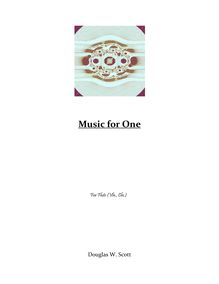 Partition complète, Music pour One, Music for Instruments (b), Scott, Douglas Walter