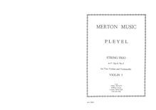 Partition No.2 en F major, 3 corde Trios, Pleyel, Ignaz