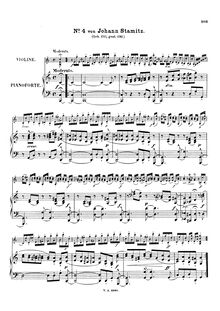 Partition complète, Caprice en C major, Kaprice, C major, Stamitz, Johann par Johann Stamitz