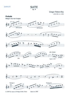 Partition flûte,  pour Concert flûte et Piano, Peters-Rey, Gregor