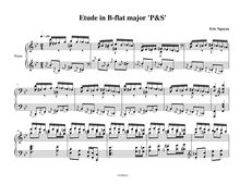 Partition complète, Etude en B-flat major, Op.2, B♭ major, Nguyen, Eric