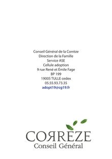 Télécharger le guide de l adoption - Conseil Général de la Corrèze ...
