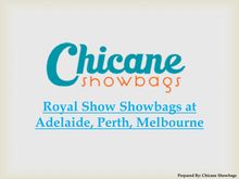Royal Show Showbags at Adelaide, Perth, Melbourne