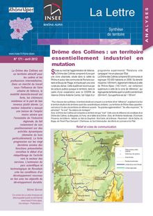 Drôme des Collines : un territoire essentiellement industriel en mutation