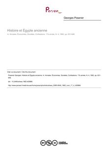 Histoire et Égypte ancienne - article ; n°4 ; vol.17, pg 631-646
