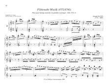 Partition No.11 en C major, pièces pour mécanique orgue, Haydn, Joseph