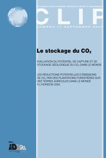 Le stockage du CO2