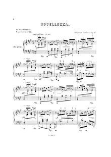 Partition complète, Novellozza, Op.47, Godard, Benjamin