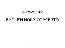 Partition compléte, Concerto pour anglais cor et Chamber orchestre