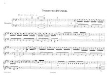 Partition complète, sommernachtstraum par Felix Mendelssohn