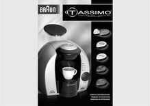 Notice Cafetière Braun  Tassimo TA1050 (en allemand)