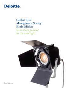 Global risk management survey: Risk management in the spotlight