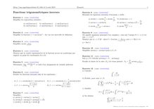Sujet : Analyse, Fonctions usuelles, Fonctions trigonométriques inverses