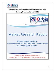 United States Navigation Satellite System Market 2016