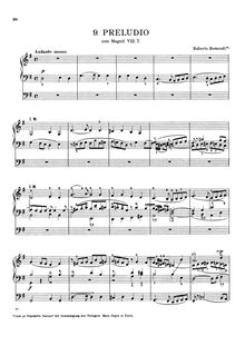 Partition complète, Prelude on Magnificat (Mode VIII), Preludio zum Magnificat im VIII. Ton