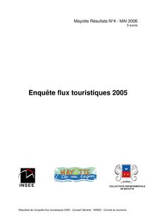 Enquête flux touristiques 2005 