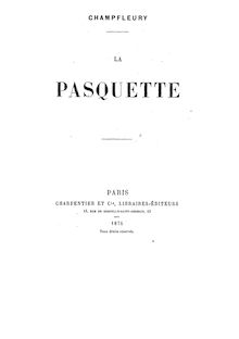 La Pasquette / Champfleury