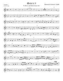Partition viole de gambe aigue 1, Geistliche Chor-Music, Op.11, Musicalia ad chorum sacrum, das ist: Geistliche Chor-Music, Op.11