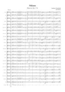 Partition complète (moderne orchestration), Milano, Op.174