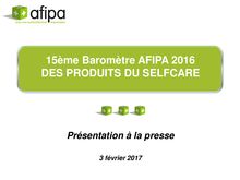Baromètre 2016 de l automédication progresse en France