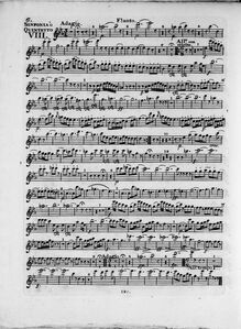 Partition flûte, Symphony No.103, Drum Roll, E♭ Major, Haydn, Joseph
