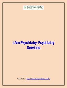 I Am Psychiatry-Psychiatry