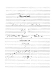 Partition complète, Cantata, Op.29, Wedding Cantata (for Prince Oscar Gustav Adolph and Princess Sophia Maria Victoria
