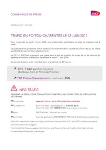 Grève SNCF : circulation des trains dans la région Poitou-Charentes 