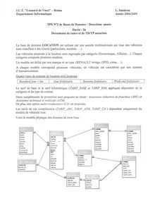 Bases de données - 2ème Année 2005 Informatique IUT Reims