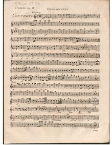 Partition hautbois 2, Piano Concerto en C major, Op.40, C major
