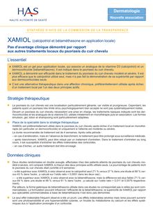 XAMIOL - Synthèse d avis XAMIOL - CT6219
