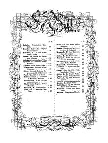 Partition complète, Troubadour-Quadrille, C major, Leutner, Albert