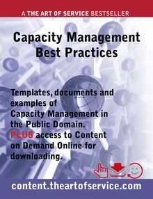 Capacity Management Best Practices - Templates, Documents and Examples of Capacity Management in the Public Domain PLUS access to content.theartofservice.com for downloading