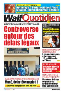Walf Quotidien n°9029 - du mardi 24 mai 2022