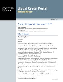 Amlin Corporate Insurance N.V.