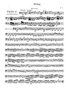 Partition violoncelle, 6 Grand corde Trios, Garnery, H. Aimé