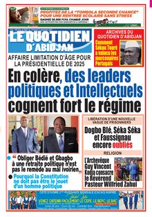 Le Quotidien d’Abidjan n°4022 - du vendredi 17 septembre 2021