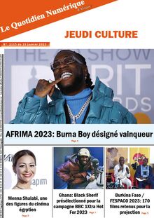 Le Quotidien Numérique d’Afrique N° 2115 - Du jeudi 19 janvier 2023