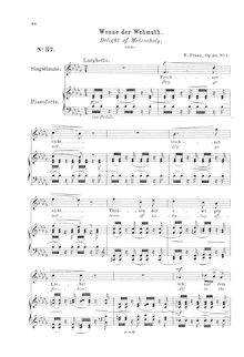 Partition complète, chansons, Op.33, Franz, Robert
