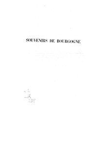 Tableaux de la France : souvenirs de Bourgogne / par Émile Montégut