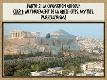 Chapitre : la civilisation grecque 6e